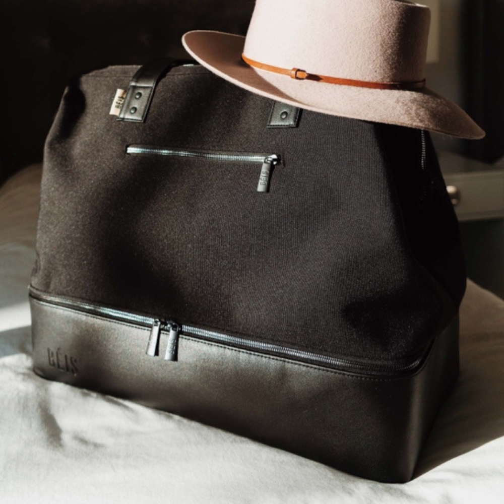 Beis weekender black bag